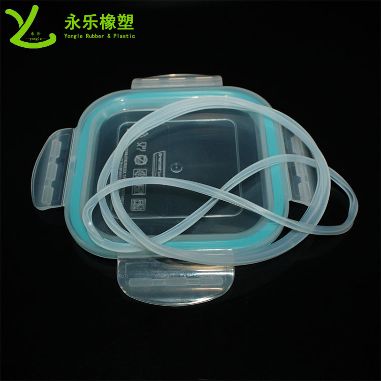 保鮮盒硅膠密封圈，日字形粘接硅膠圈，飯盒硅膠密封圈