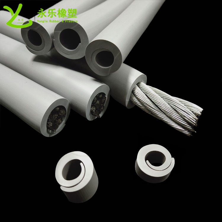 定制電力硅膠螺旋管，阻燃電力硅膠螺旋管，耐高溫電力硅膠螺旋管