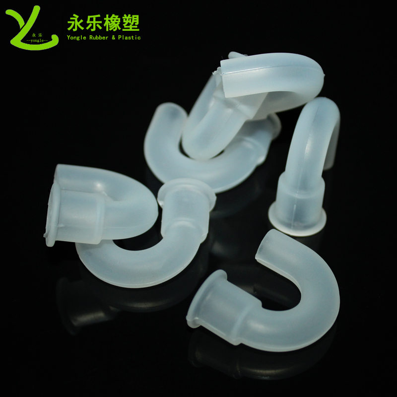 醫(yī)用硅膠彎管，模壓硅膠彎管，血氧儀硅膠彎管