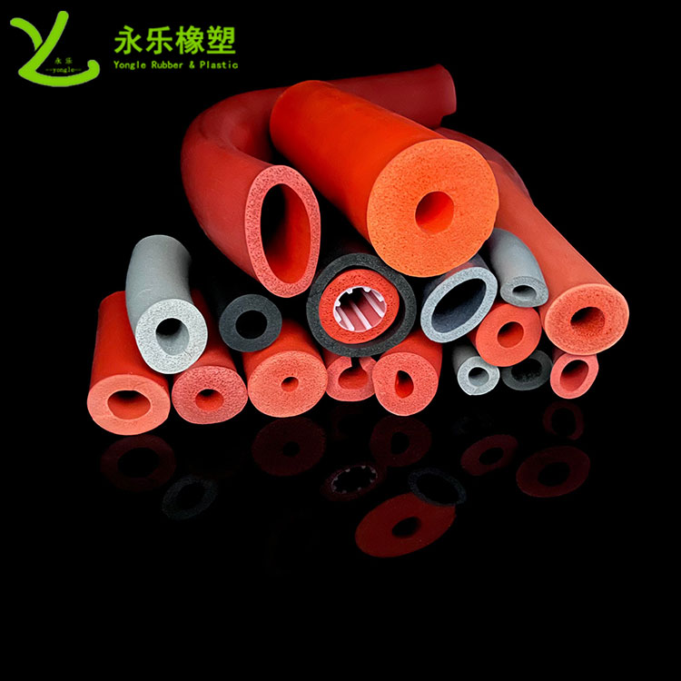 擠出發(fā)泡硅膠管，耐高溫發(fā)泡硅膠管，耐老化發(fā)泡硅膠管