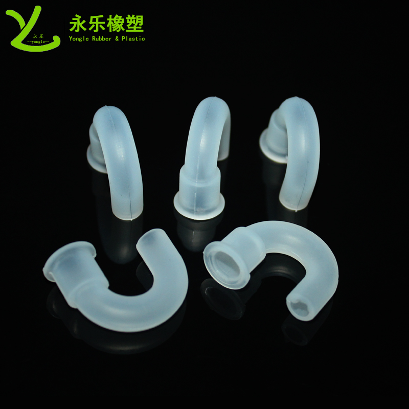醫(yī)用硅膠彎管，模壓硅膠彎管，血氧儀硅膠彎管