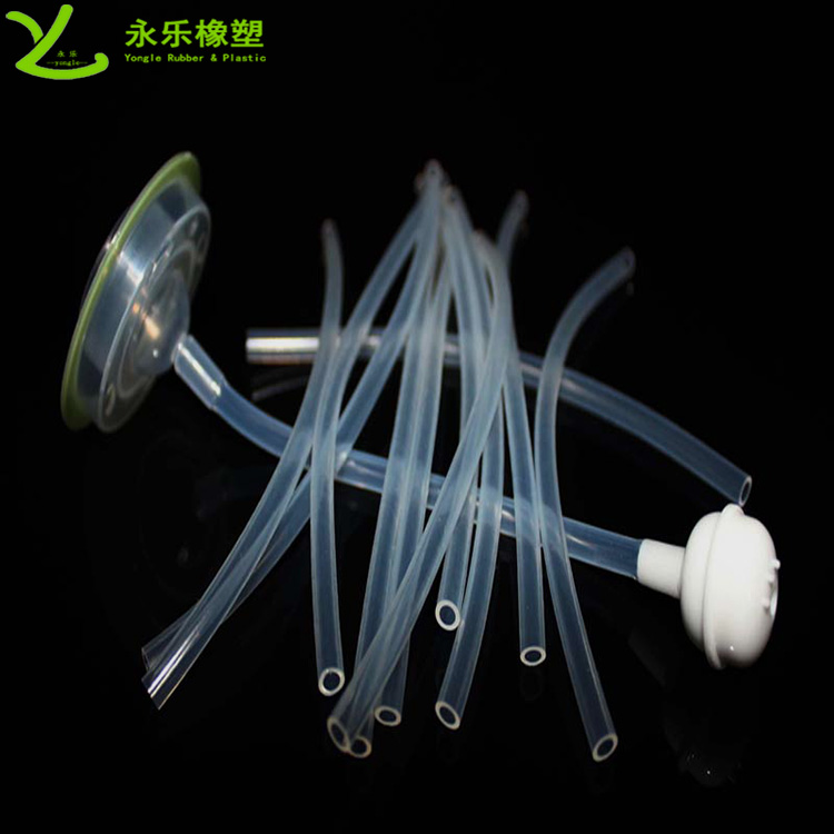 擠出奶瓶硅膠管，食品級(jí)透明奶瓶硅膠管，耐高溫硅膠管