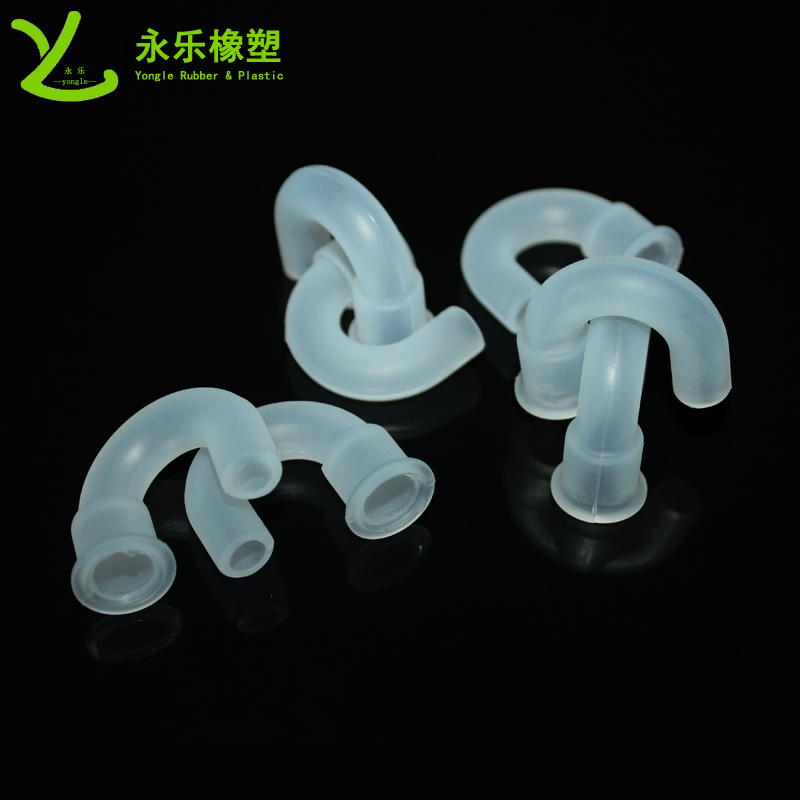 醫(yī)用硅膠彎管，模壓硅膠彎管，血氧儀硅膠彎管