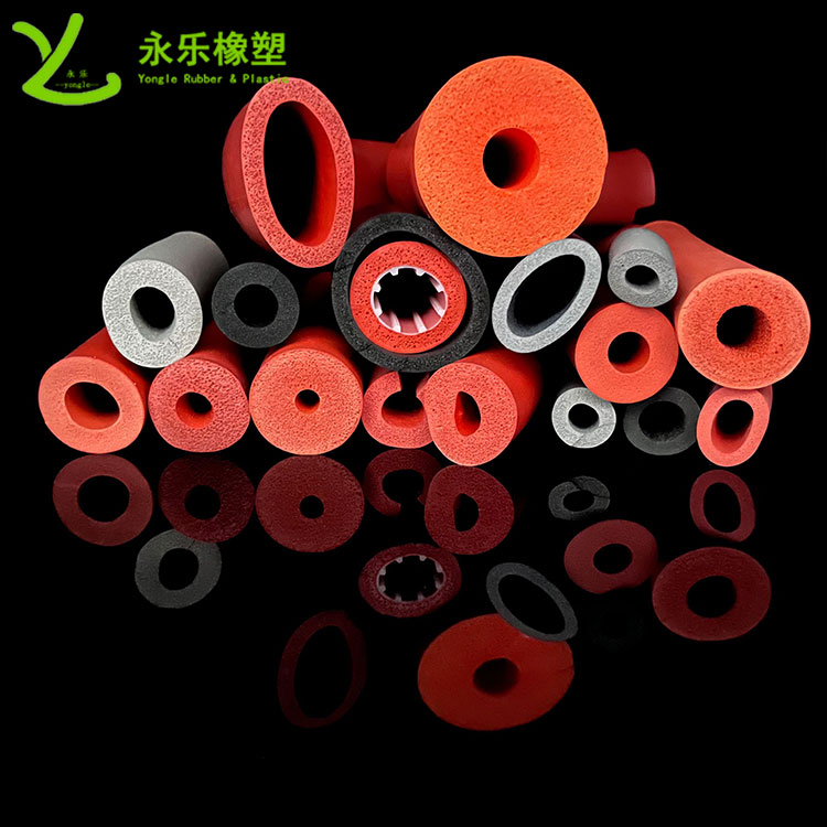 擠出發(fā)泡硅膠管，耐高溫發(fā)泡硅膠管，耐老化發(fā)泡硅膠管