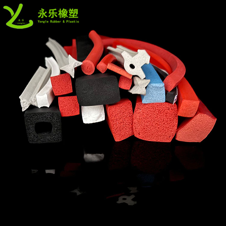 擠出發(fā)泡硅膠條，防水發(fā)泡硅膠條，耐高溫發(fā)泡硅膠條