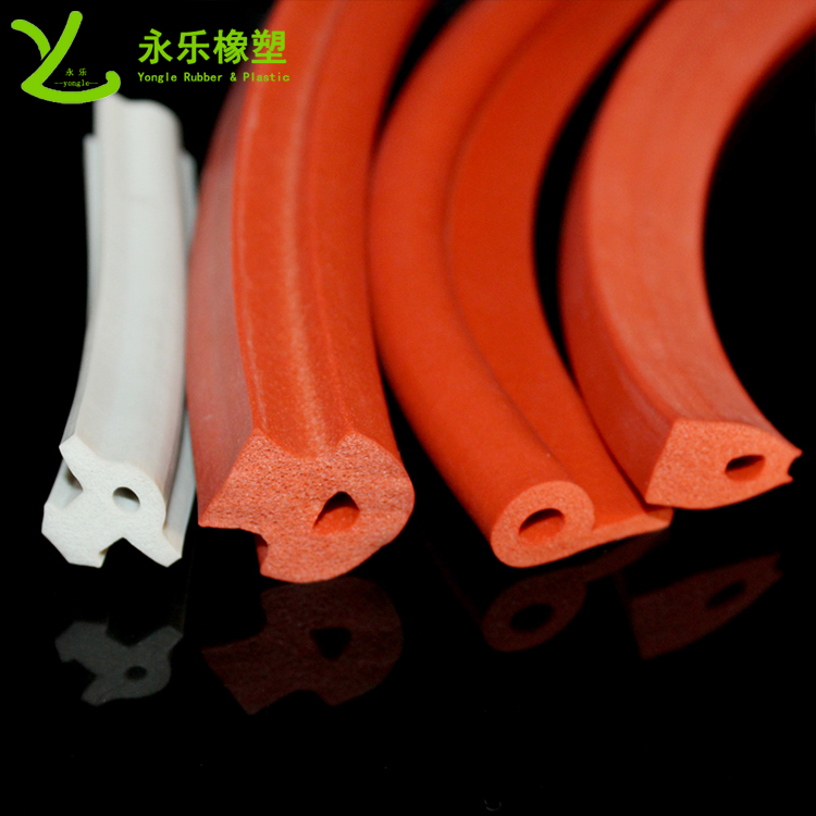 耐高溫發(fā)泡硅膠條，阻燃發(fā)泡硅膠條，細(xì)孔硅膠發(fā)泡條