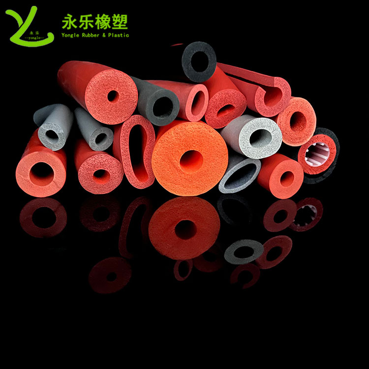 擠出發(fā)泡硅膠管，耐高溫發(fā)泡硅膠管，耐老化發(fā)泡硅膠管