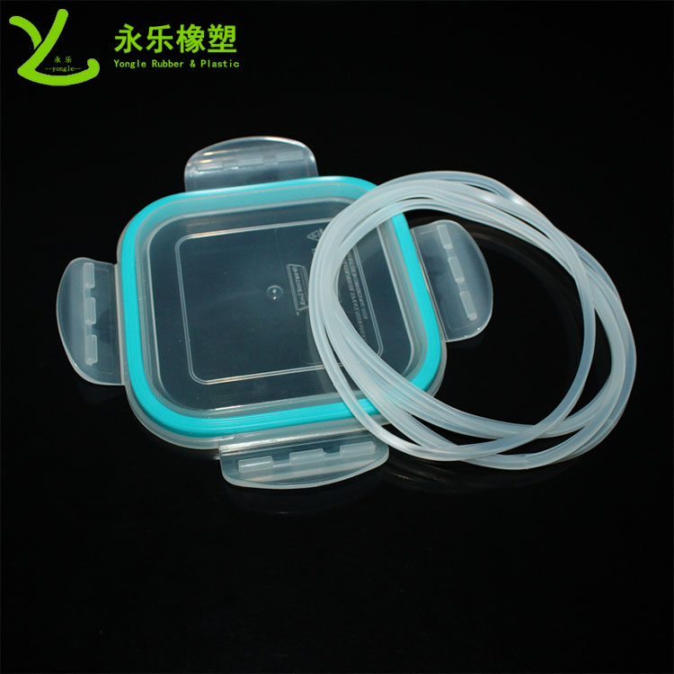 保鮮盒硅膠密封圈，日字形粘接硅膠圈，飯盒硅膠密封圈
