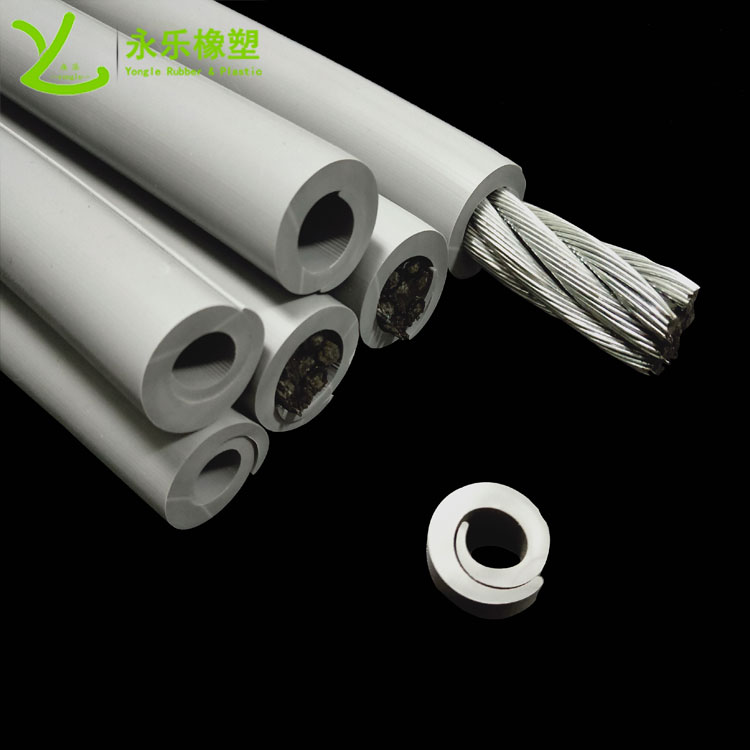 定制電力硅膠螺旋管，阻燃電力硅膠螺旋管，耐高溫電力硅膠螺旋管