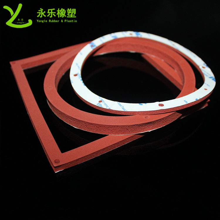 定制模壓發(fā)泡硅膠墊，無氣味模壓發(fā)泡硅膠墊，耐高溫模壓發(fā)泡硅膠墊