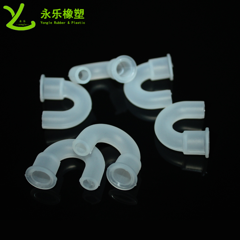 醫(yī)用硅膠彎管，模壓硅膠彎管，血氧儀硅膠彎管