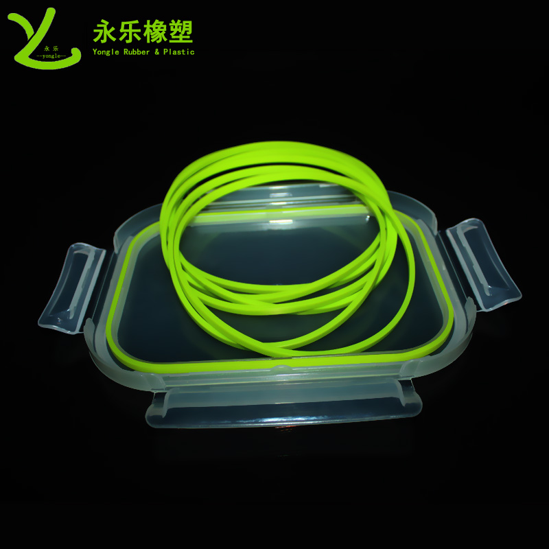 粘接保鮮盒硅膠密封圈，日子型硅膠密封圈，飯盒空心硅膠密封圈