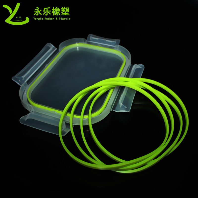 粘接保鮮盒硅膠密封圈，日子型硅膠密封圈，飯盒空心硅膠密封圈
