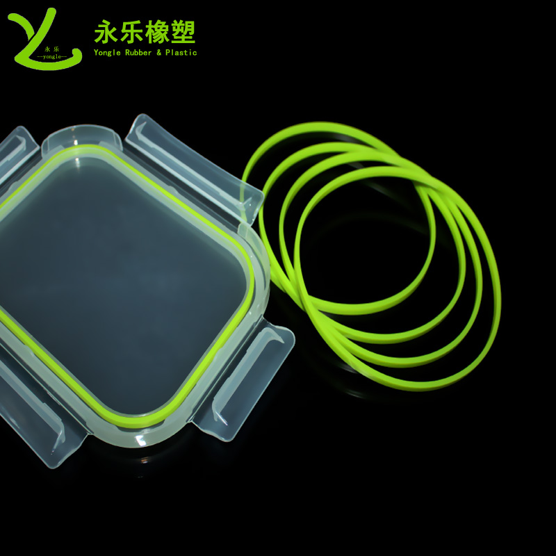 粘接保鮮盒硅膠密封圈，日子型硅膠密封圈，飯盒空心硅膠密封圈